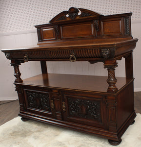 English Oak stamped Gillow & Co Server c.1890