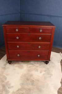 Primitive English Chest of Drawers c.1880