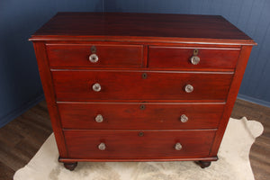 Primitive English Chest of Drawers c.1880