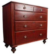 Load image into Gallery viewer, Primitive English Chest of Drawers c.1880
