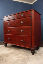 Load image into Gallery viewer, Primitive English Chest of Drawers c.1880