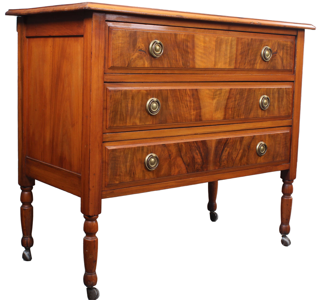 English Walnut Chest c.1900