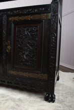 Load image into Gallery viewer, Exceptional Handcarved Server c.1890