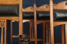 Load image into Gallery viewer, English Oak Chairs c.1900 set of 5