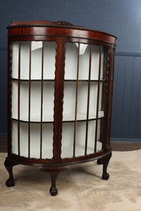 English Mahogany Display Cabinet c.1900