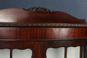 English Mahogany Display Cabinet c.1900