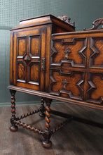 Load image into Gallery viewer, English Barley Twist Sideboard c.1900