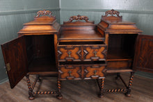 Load image into Gallery viewer, English Barley Twist Sideboard c.1900