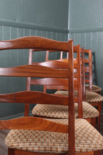 Load image into Gallery viewer, English G-Plan Danish Modern Afrormosia c.1960 Teak Set of 6