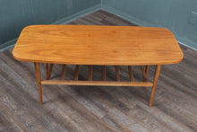 Load image into Gallery viewer, English Danish Modern Beech Coffee Table c.1960