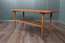 Load image into Gallery viewer, English Danish Modern Beech Coffee Table c.1960
