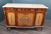 Load image into Gallery viewer, Italian Marble Top Sideboard c.1930