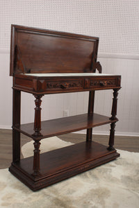 Handcarved Transformative French Oak Server c.1880