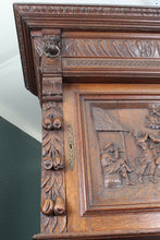 Load image into Gallery viewer, European Oak Cabinet c.1890