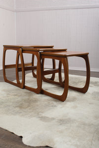 English Midcentury Nest of Tables by Nathan c.1960