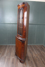 Load image into Gallery viewer, English Mahogany Corner Cabinet c.1950