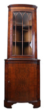Load image into Gallery viewer, English Mahogany Corner Cabinet c.1950