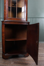Load image into Gallery viewer, English Mahogany Corner Cabinet c.1950