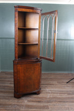 Load image into Gallery viewer, English Mahogany Corner Cabinet c.1950