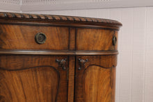 Load image into Gallery viewer, English Mahogany Demilune Cabinet c.1900