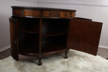 Load image into Gallery viewer, English Mahogany Demilune Cabinet c.1900