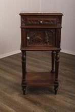 Load image into Gallery viewer, Carved French Oak Chevet c.1880