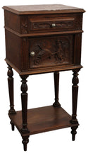 Load image into Gallery viewer, Carved French Oak Chevet c.1880