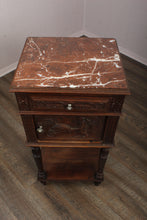 Load image into Gallery viewer, Carved French Oak Chevet c.1880