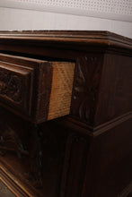 Load image into Gallery viewer, Carved French Oak Chevet c.1880