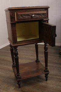 Carved French Oak Chevet c.1880