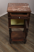 Load image into Gallery viewer, Carved French Oak Chevet c.1880