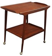 Load image into Gallery viewer, English Midcentury Teak Bar Cart c.1960