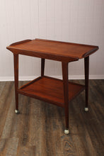 Load image into Gallery viewer, English Midcentury Teak Bar Cart c.1960