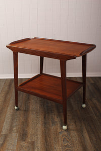 English Midcentury Teak Bar Cart c.1960