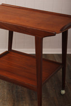 Load image into Gallery viewer, English Midcentury Teak Bar Cart c.1960