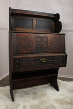 Load image into Gallery viewer, English Oak Bureau Bookcase c.1890