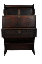 Load image into Gallery viewer, English Oak Bureau Bookcase c.1890