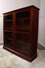 Load image into Gallery viewer, Mahogany English Bookcase c.1900