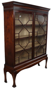 English Mahogany Bookcase c.1900