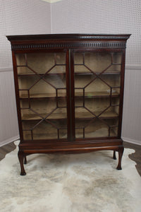 English Mahogany Bookcase c.1900