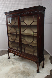 English Mahogany Bookcase c.1900