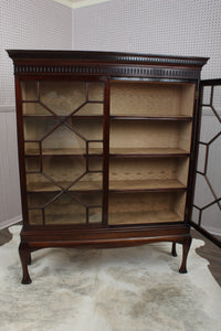 English Mahogany Bookcase c.1900