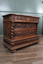 Load image into Gallery viewer, Superb French Oak Marble Top Chest c.1890