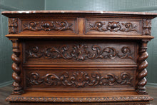 Load image into Gallery viewer, Superb French Oak Marble Top Chest c.1890