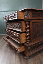 Load image into Gallery viewer, Superb French Oak Marble Top Chest c.1890