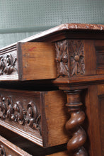 Load image into Gallery viewer, Superb French Oak Marble Top Chest c.1890
