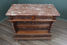 Load image into Gallery viewer, Superb French Oak Marble Top Chest c.1890