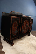 Load image into Gallery viewer, English Carved Japanned Sideboard c.1910
