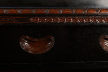 Load image into Gallery viewer, English Carved Japanned Sideboard c.1910