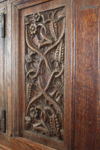 Load image into Gallery viewer, French Handcarved Oak Cupboard c.1880